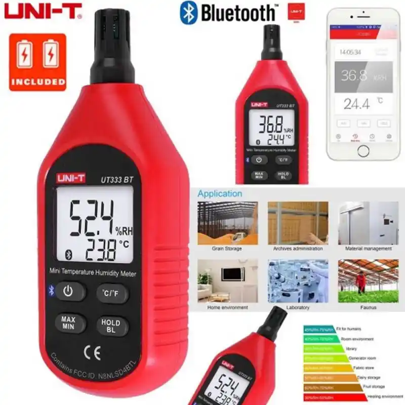 Uni-T UT333BT Bluetooth Mini Sıcaklık ve Nem Ölçer