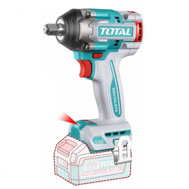 Total TIWLI2055E Akülü Somun Sıkma Sökme 550Nm