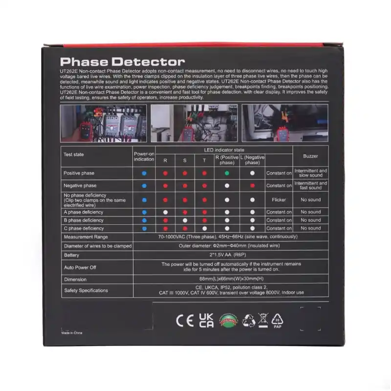 Uni-t UT262E Temassız Faz Dedektörü