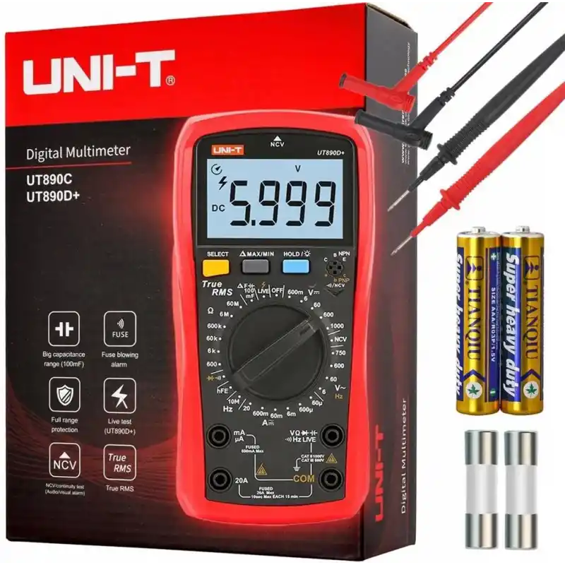 Uni-t UT890D+ True RMS Dijital Multimetre