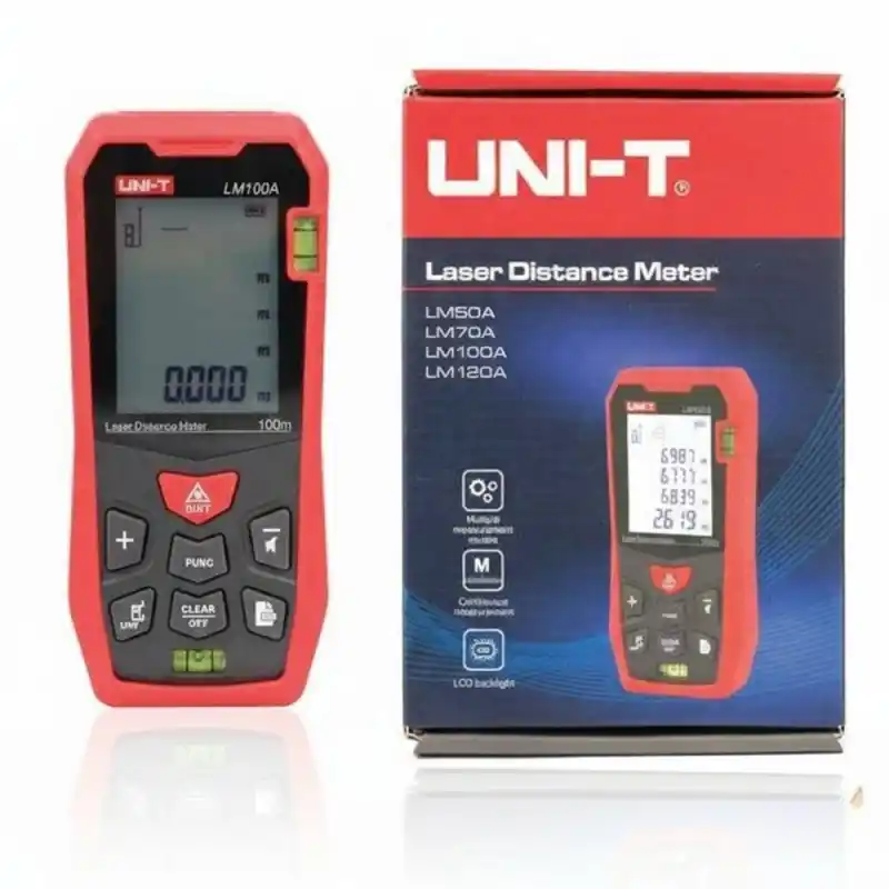 Uni-t LM100A Lazer Metre Mesafe Ölçer 100 Metre
