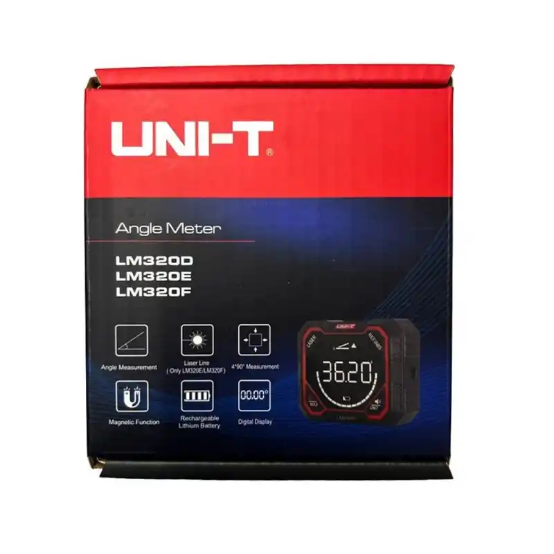 Uni-t LM320E Yüksek Hassasiyetli Lazerli Açı Ölçer