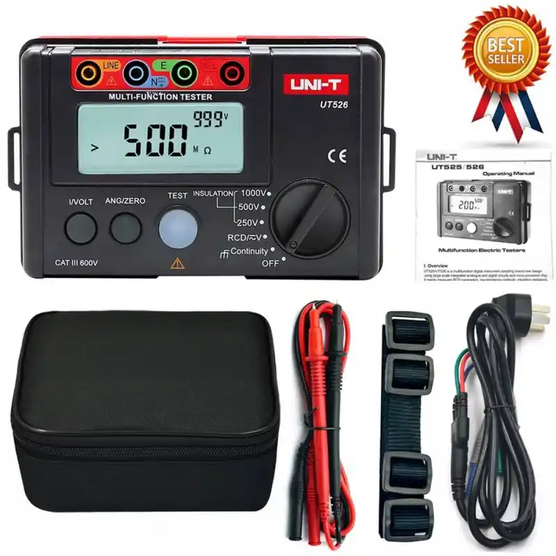 Uni-t UT526 Kaçak Akım ve İzolasyon Megeri