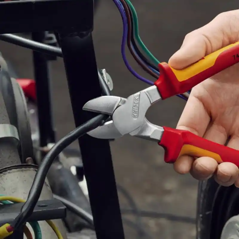 Knipex 74 06 200 T Ağır Hizmet Yan Keski 200mm