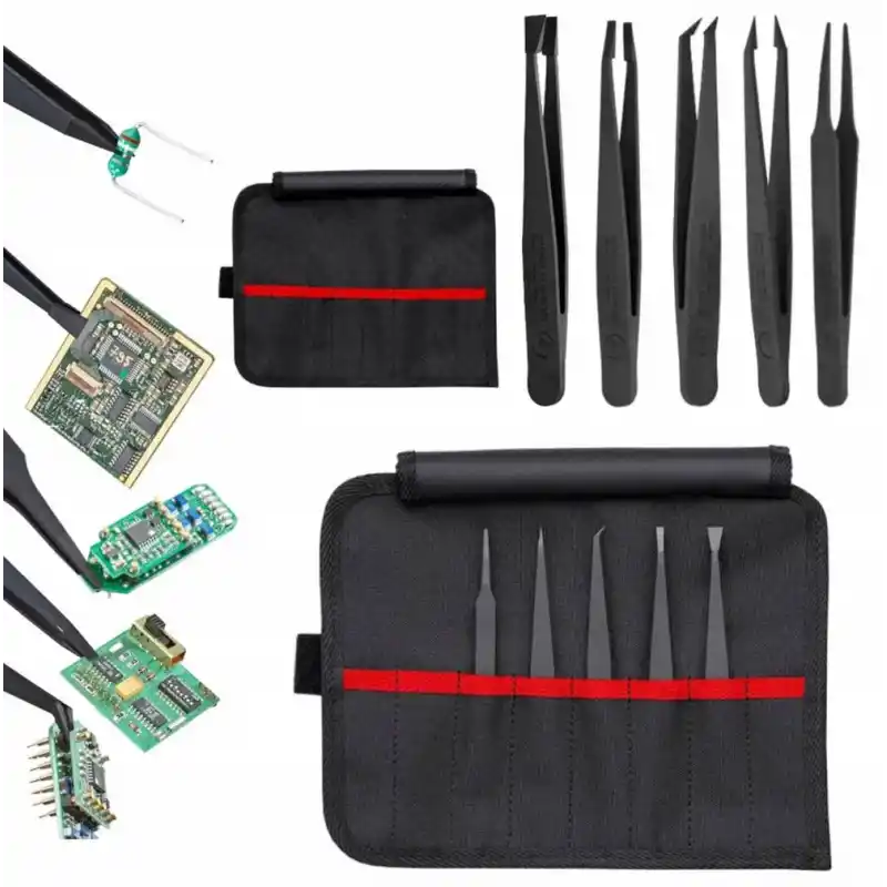 Knipex 92 00 05 ESD Plastik Cımbız Seti 5 Parça