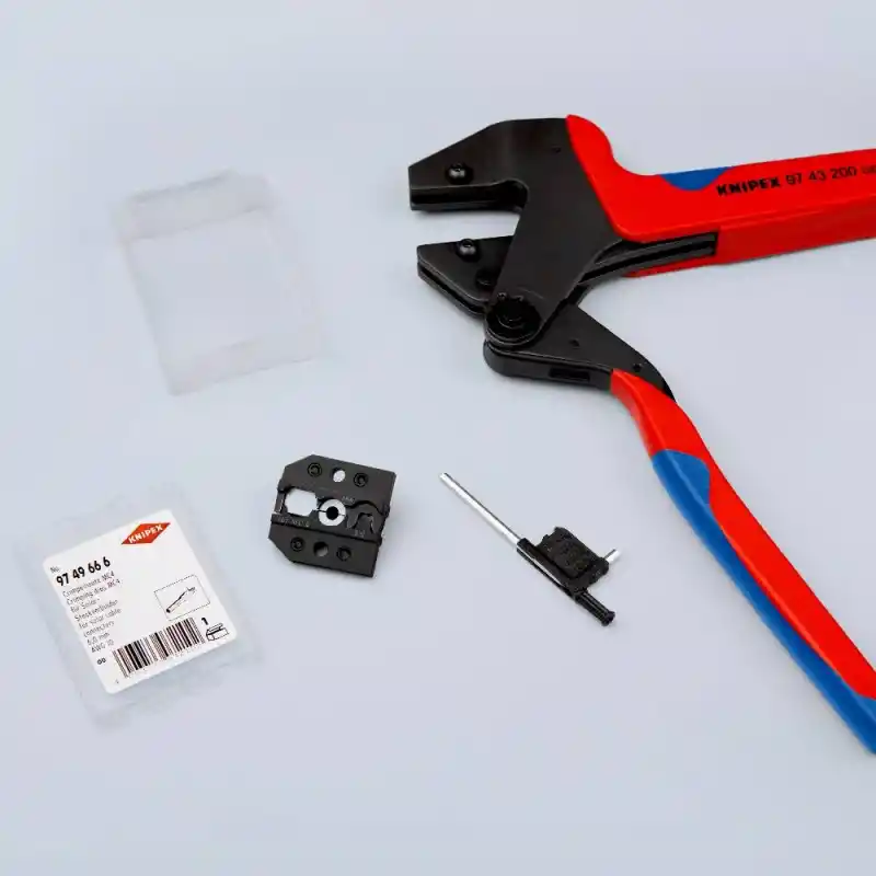 Knipex 97 49 66 6 MC4 ve MC4 Evo 2 Solar Konektörler için Sıkıştırma Profili