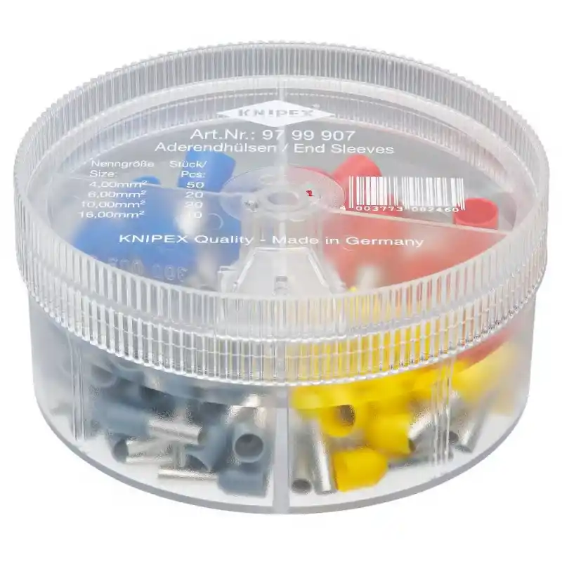 Knipex 97 99 907 Yalıtımlı Yüksüklü Asorti Kutusu 4 Parçalı