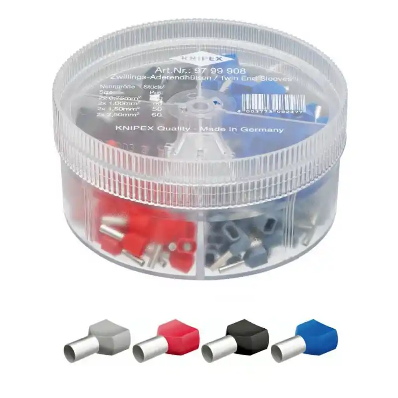 Knipex 97 99 908 Twin Yalıtımlı Yüksüklü Asorti Kutusu