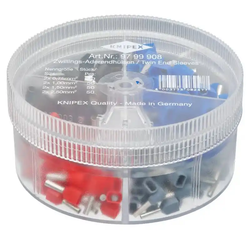 Knipex 97 99 908 Twin Yalıtımlı Yüksüklü Asorti Kutusu