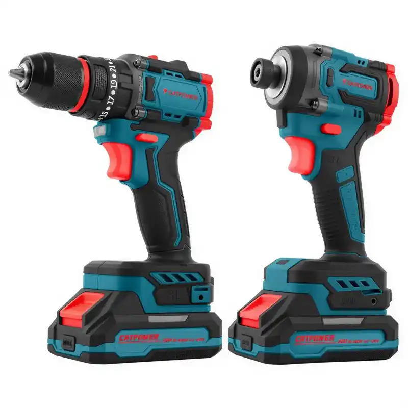 Catpower 5165 Akülü Matkap ve Torklu Vidalama Seti