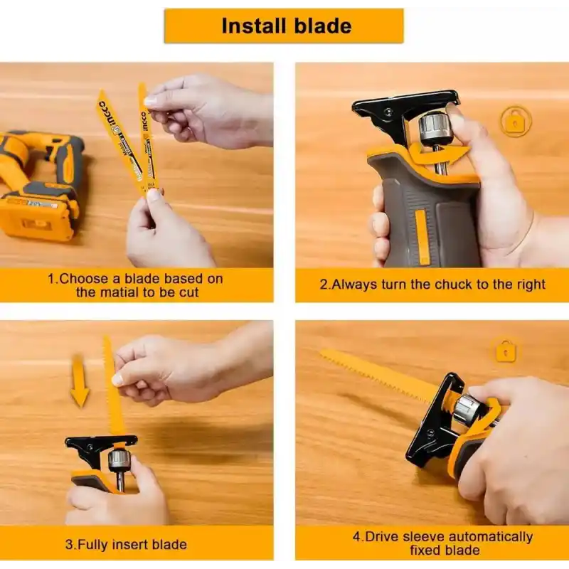 Ingco CRSLI2108 Akülü Tilki Kuyruğu Kılıç Testere