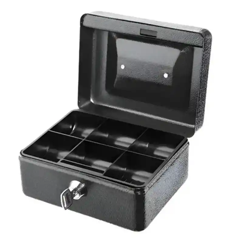 Wadfow WQQX2H02 Anahtarlı Metal Para Kutusu 150 mm