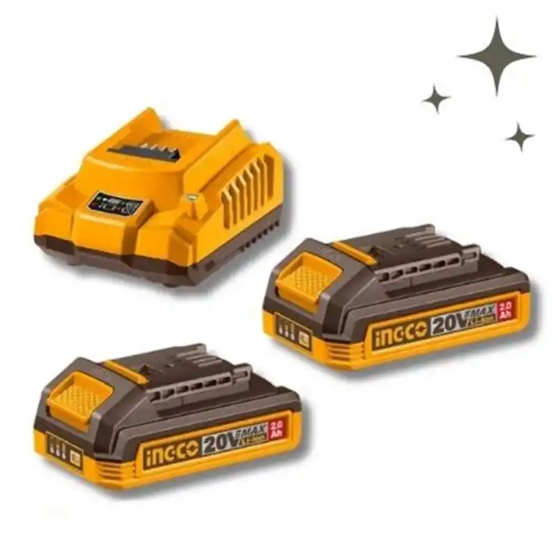 Ingco FBCPK2212E Akü ve Şarj Cihazı Seti 20V 2.0Ah