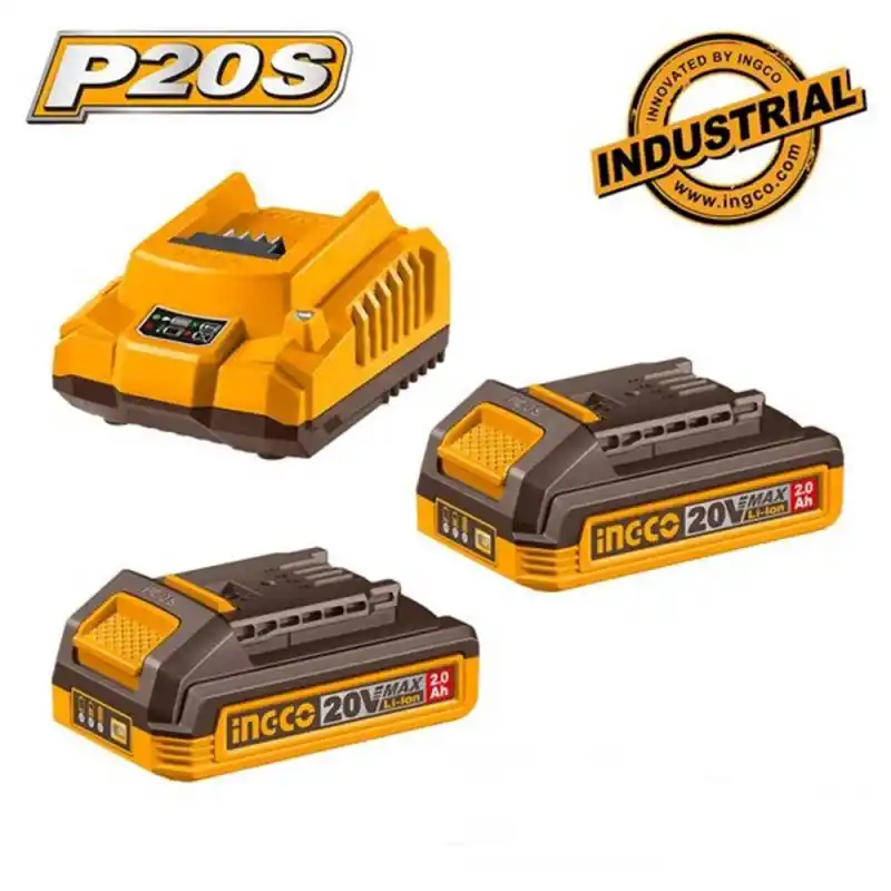 Ingco FBCPK2212E Akü ve Şarj Cihazı Seti 20V 2.0Ah