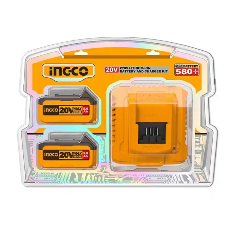 Ingco FBCPK2513E Akü ve Şarj Cihazı Seti 20V 5.0Ah