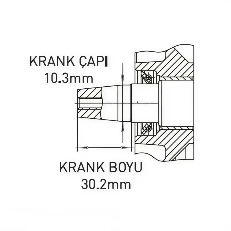 Factor MD295FT Marşlı Konik Flanşlı Çapa Tipi 22 Hp Dizel Motor