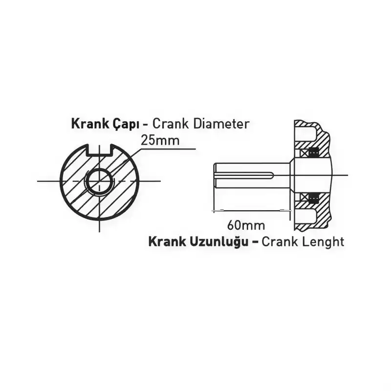 Factor MG420E İpli Marşlı Kamalı 16Hp Benzinli Motor