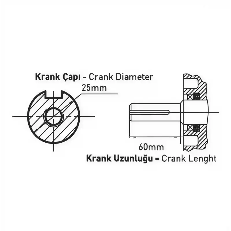 Factor MG420 İpli Kamalı 16Hp Benzinli Motor