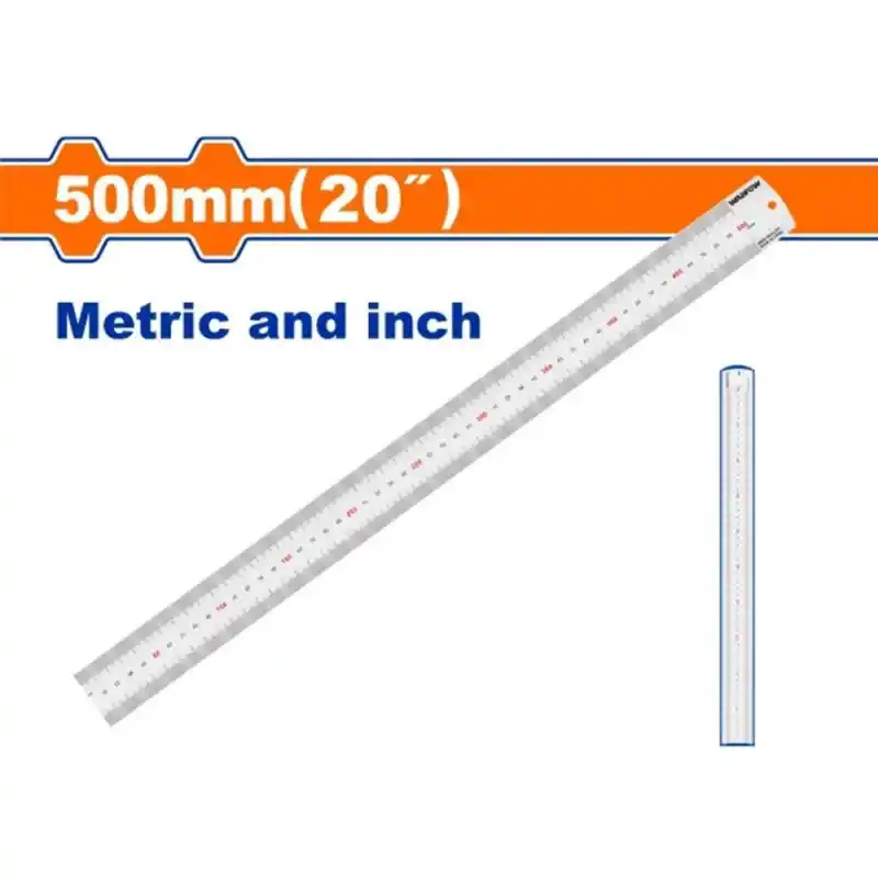 Wadfow WRU1350 Paslanmaz Çelik Çetvel 500mm