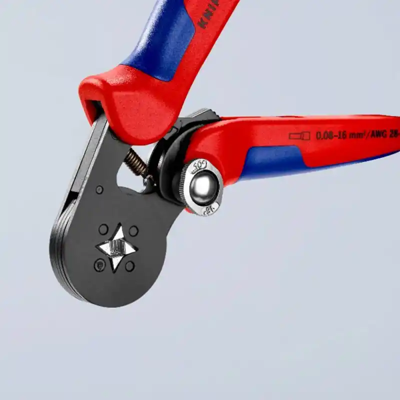 Knipex 97 53 04 Dörtçene Yüksük Sıkma Pensi