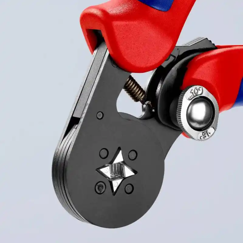 Knipex 97 53 04 Dörtçene Yüksük Sıkma Pensi