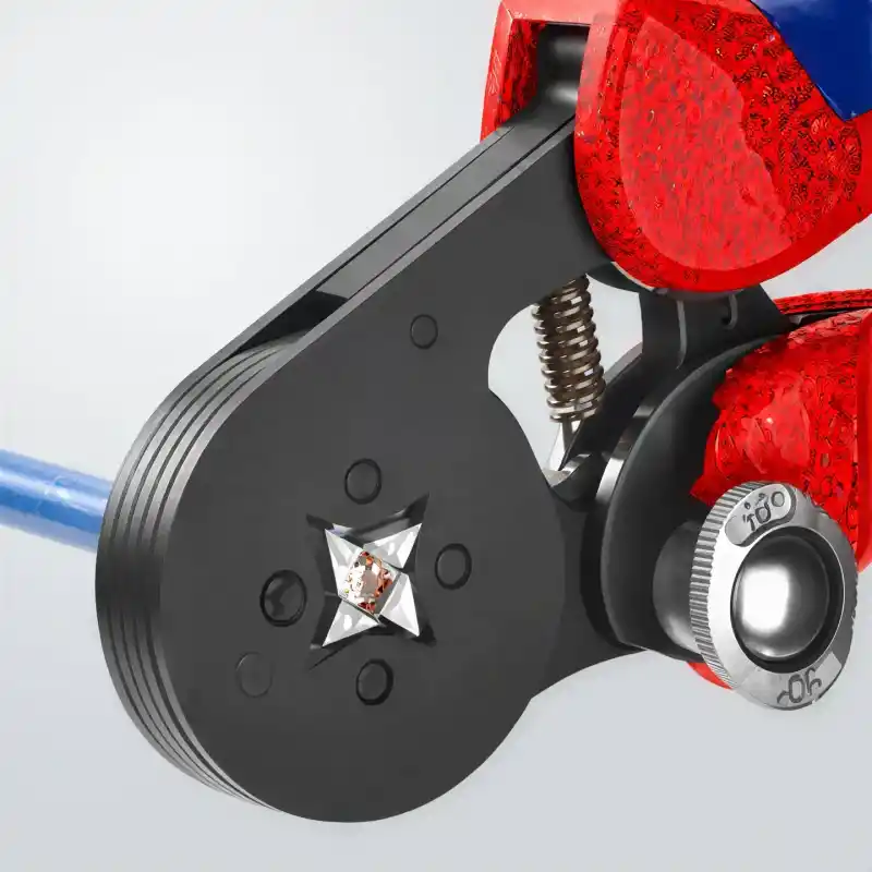 Knipex 97 53 04 Dörtçene Yüksük Sıkma Pensi