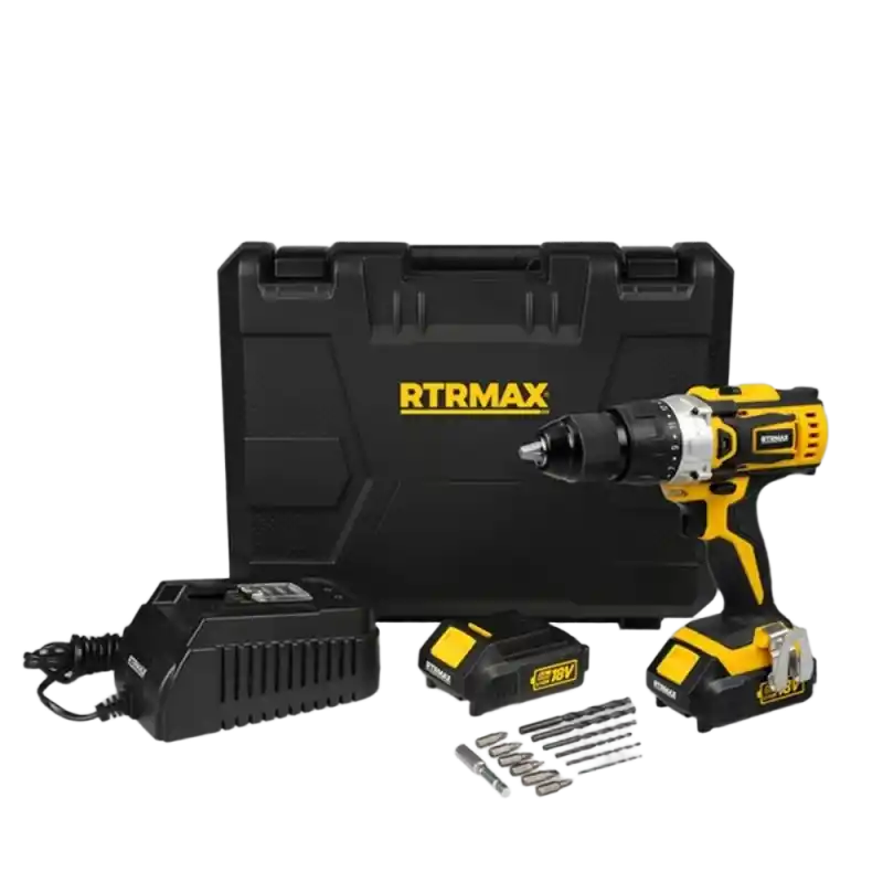 Rtrmax RTX1815 Akülü Matkap 2x2.0 Ah