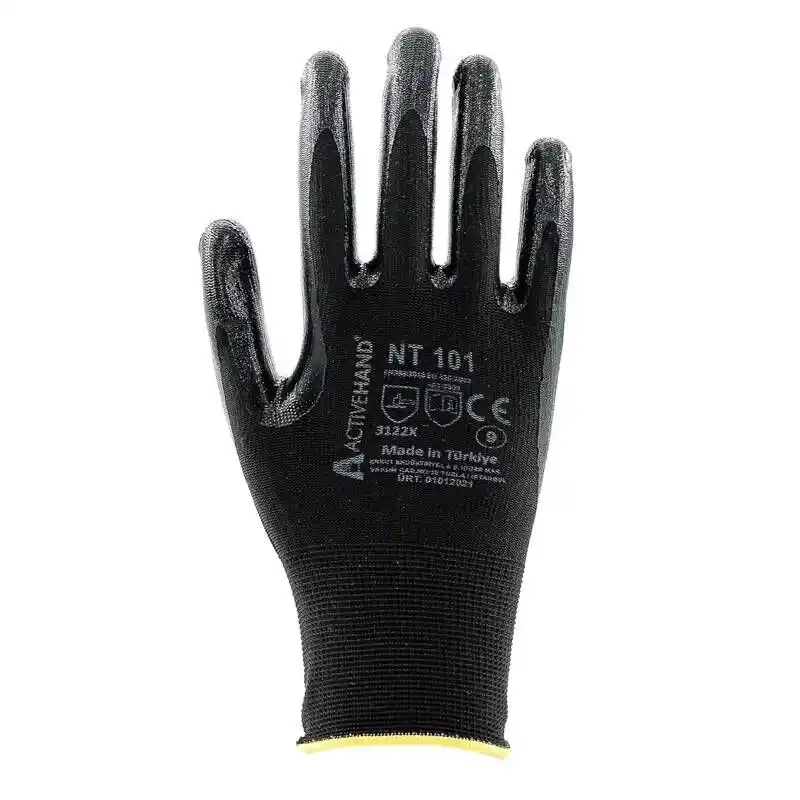Activehand NT 101 Nitril Kaplı Genel Amaçlı İş Eldiveni No:7