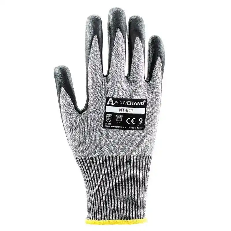 Activehand NT 641 Köpük Nitril Kaplı Kesilme Dirençli İş Eldiveni No:8