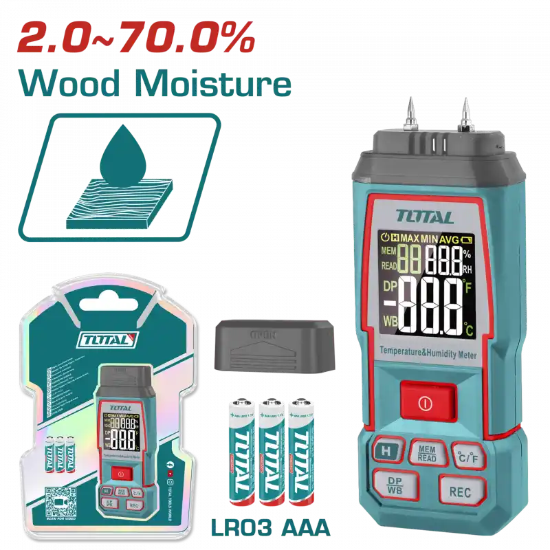 Total TETWM031 Ahşap Nem Ölçer