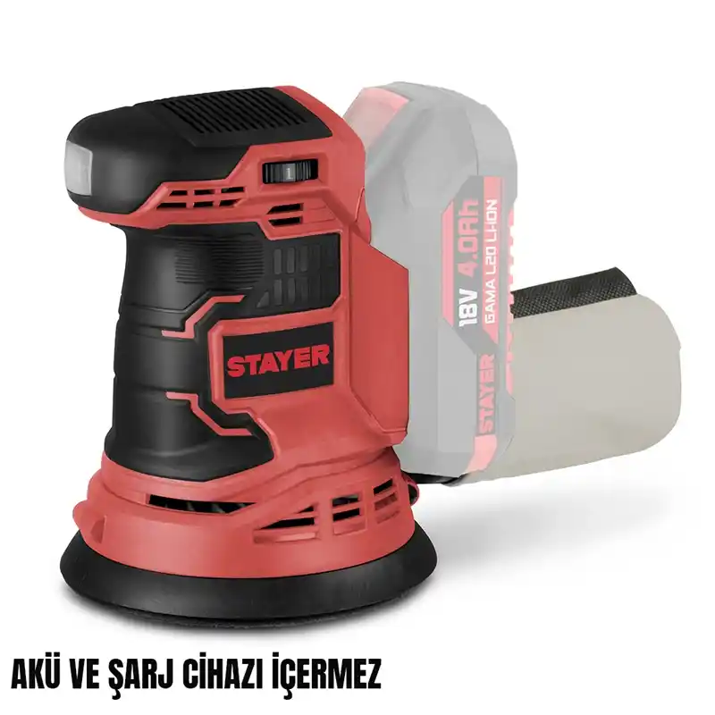 Stayer LOM L20 Solo Akülü Orbital Zımpara