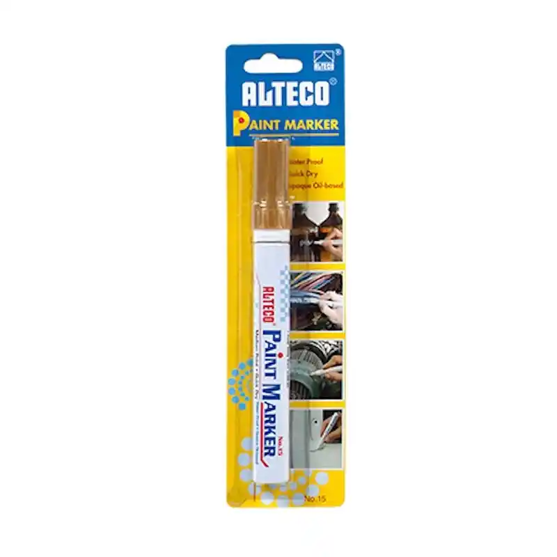 Alteco Altın Sarısı Renkli Paint Marker