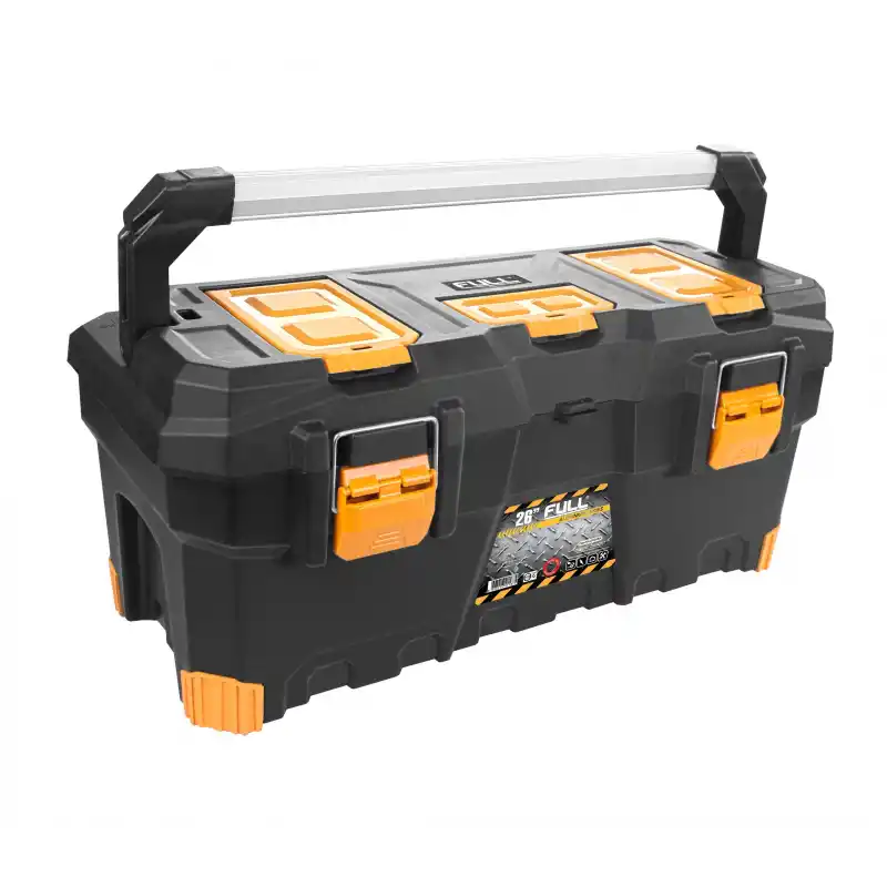 Full Alüminyum Saplı Kilitli Plastik Takım Çantası 26