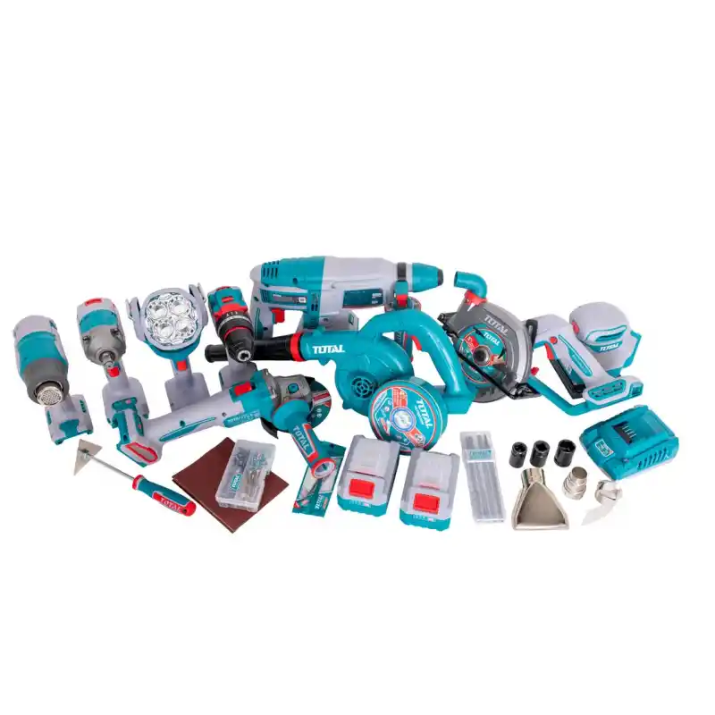 Total TOSLI250381E 9 Parça Akülü El Aleti Seti