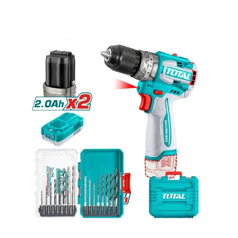 Total TOSLI241199E Akülü Darbeli Matkap ve Uç Seti