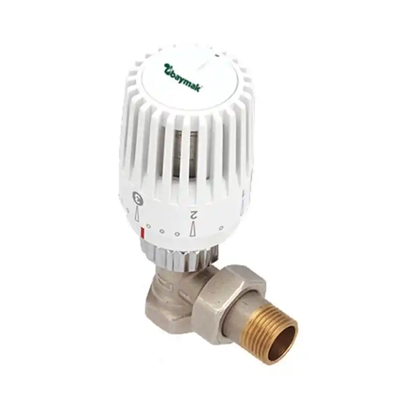 Baymak 1/2 Köşe Termostatik Radyatör Vanası