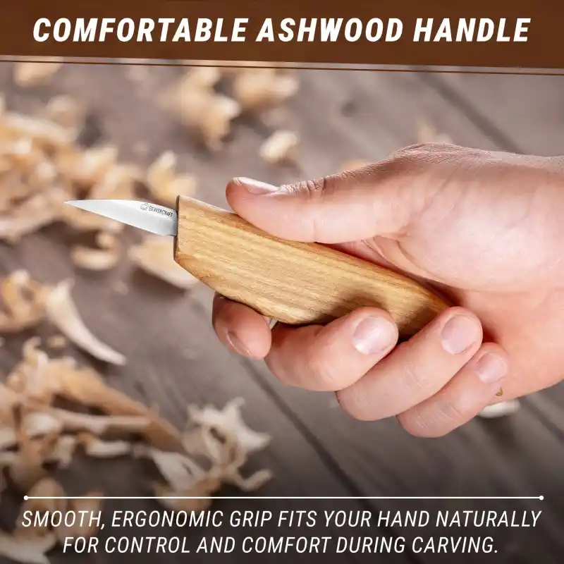 BeaverCraft C15 İnce Detay Ahşap Oyma Bıçağı