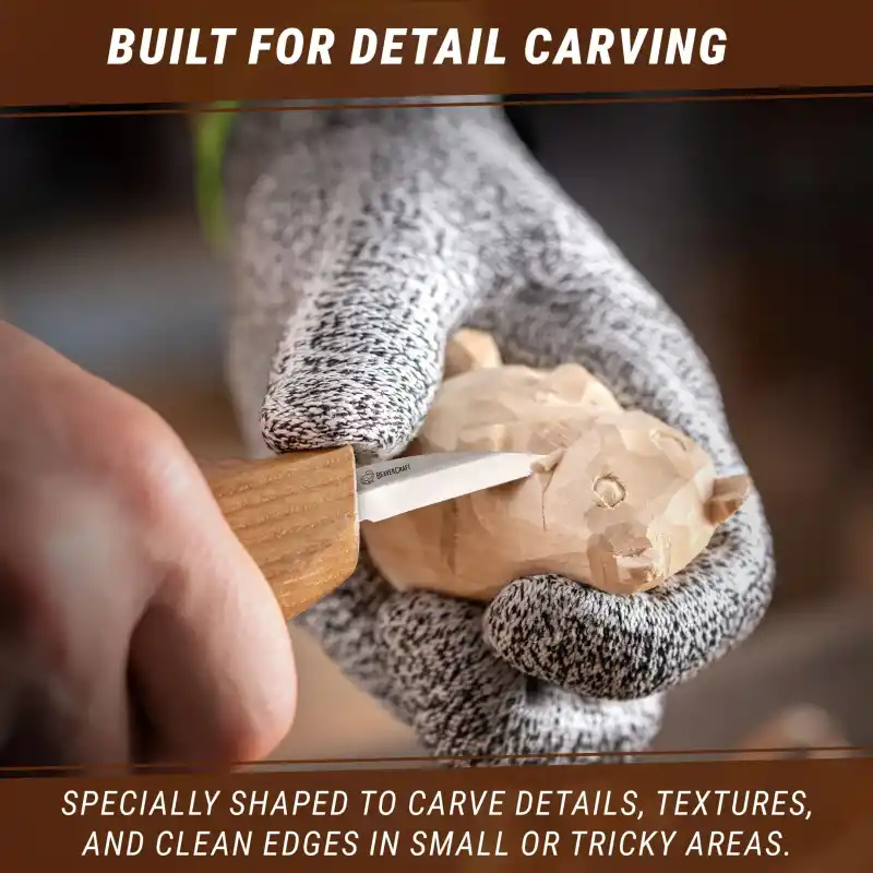 BeaverCraft C15 İnce Detay Ahşap Oyma Bıçağı