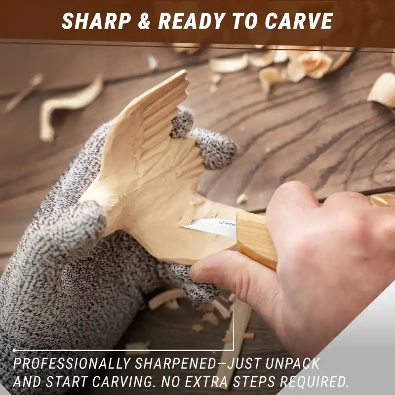 BeaverCraft C15 İnce Detay Ahşap Oyma Bıçağı