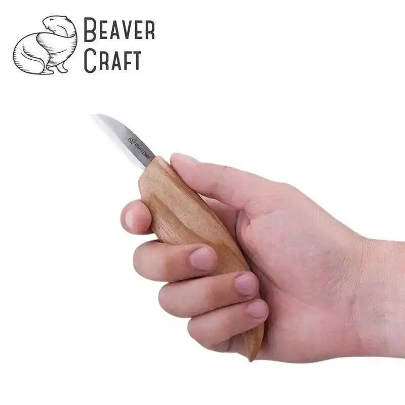BeaverCraft C2 Düz Ağız Ahşap Oyma Bıçağı