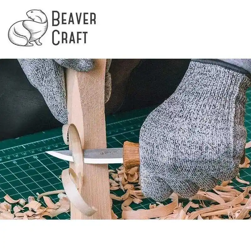 BeaverCraft C4 Uzun Sloyd Ahşap Oyma Bıçağı