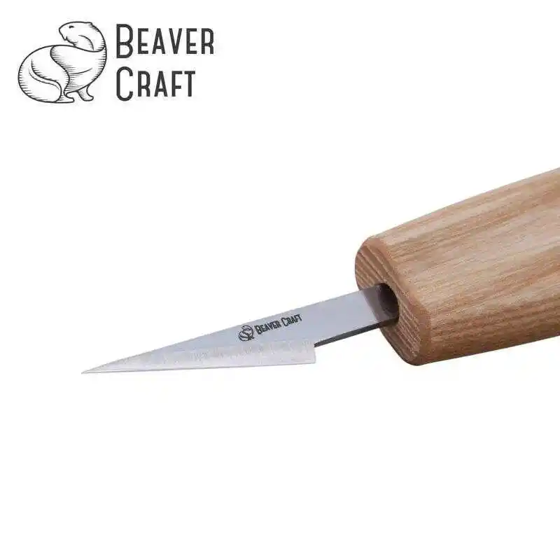 BeaverCraft C7 İnce Detay Ahşap Oyma Bıçağı