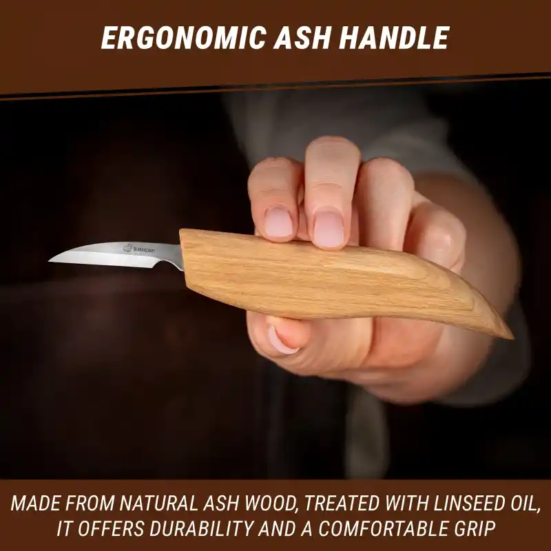 BeaverCraft C8 Küçük Yontma Ahşap Oyma Bıçağı