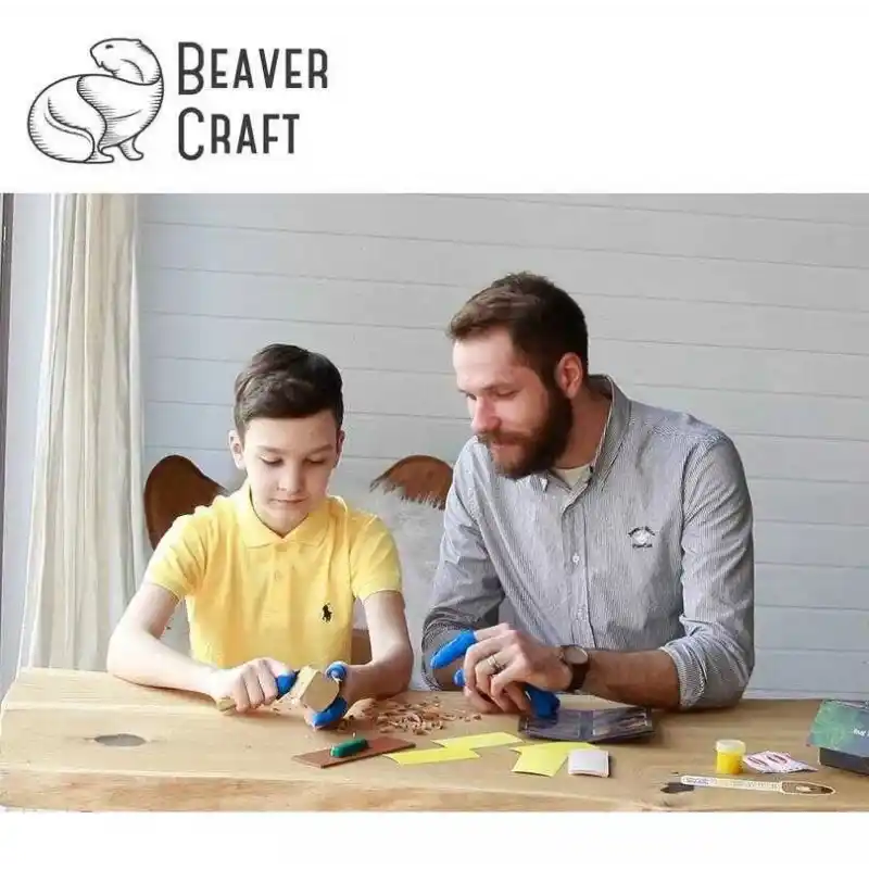 BeaverCraft DIY01 Ahşap Kuş Figürü Oyma Hobi Seti