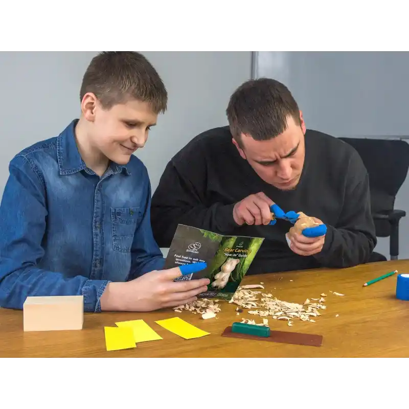 BeaverCraft DIY05 Ahşap Ayı Figürü Oyma Hobi Seti