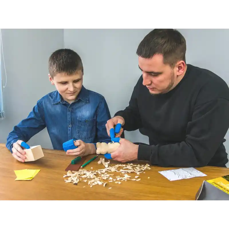 BeaverCraft DIY05 Ahşap Ayı Figürü Oyma Hobi Seti