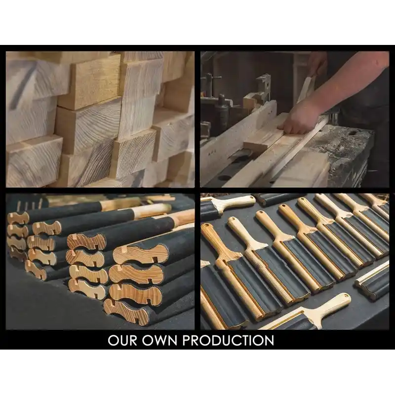 BeaverCraft LS5P1 Kanca Bıçaklar ve Bükülmüş Iskarpelalar için Bileme ve Kılağı Alma Kılavuzu Seti 4 Parça