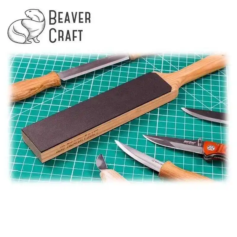 BeaverCraft LS6P1 Çift Yüzeyli Deri Masat ve Parlatma Macunu Seti 2 Parça