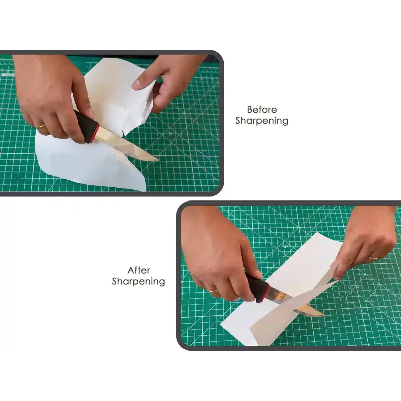 BeaverCraft LS7P03 Deri Parlatma Kayışı ve Macunu Seti 4 Parça