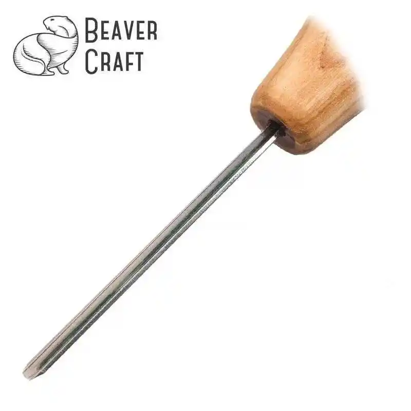 BeaverCraft P12/02 Avuç İçi Derin Oluklu Ahşap Oyma Iskarpelası 2mm